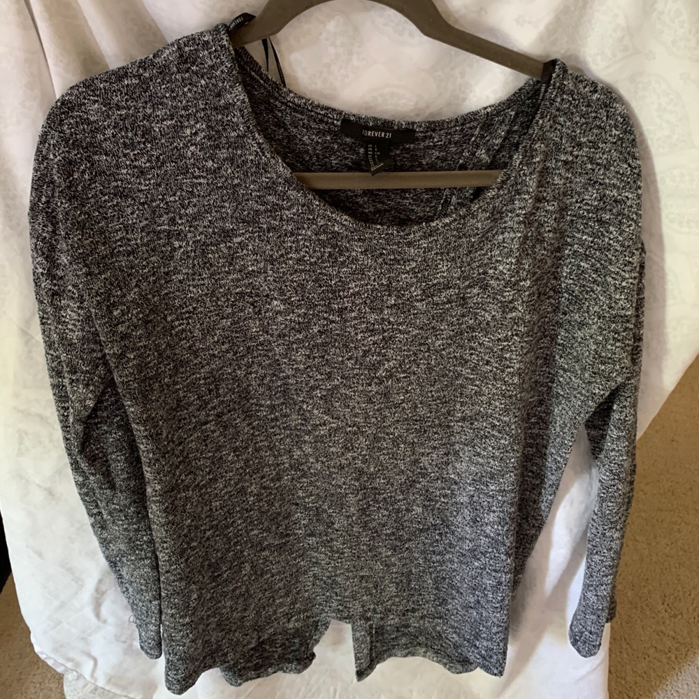 Gray sweater